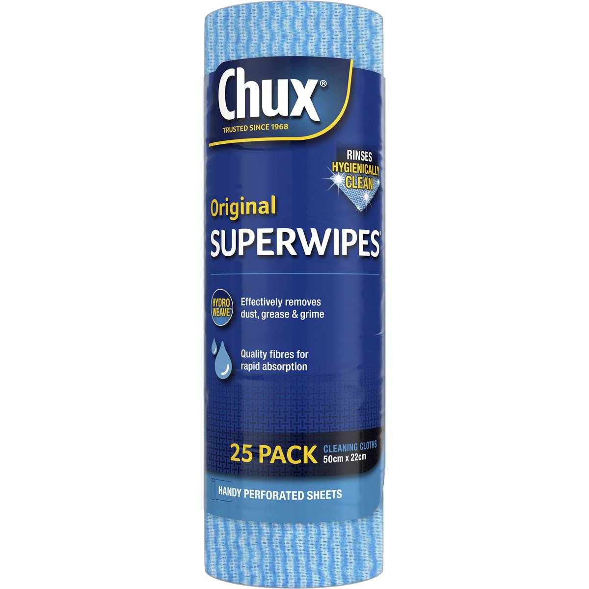 Original Superwipes Roll | 25 Pack | Chux | YG-113026-MC-979874