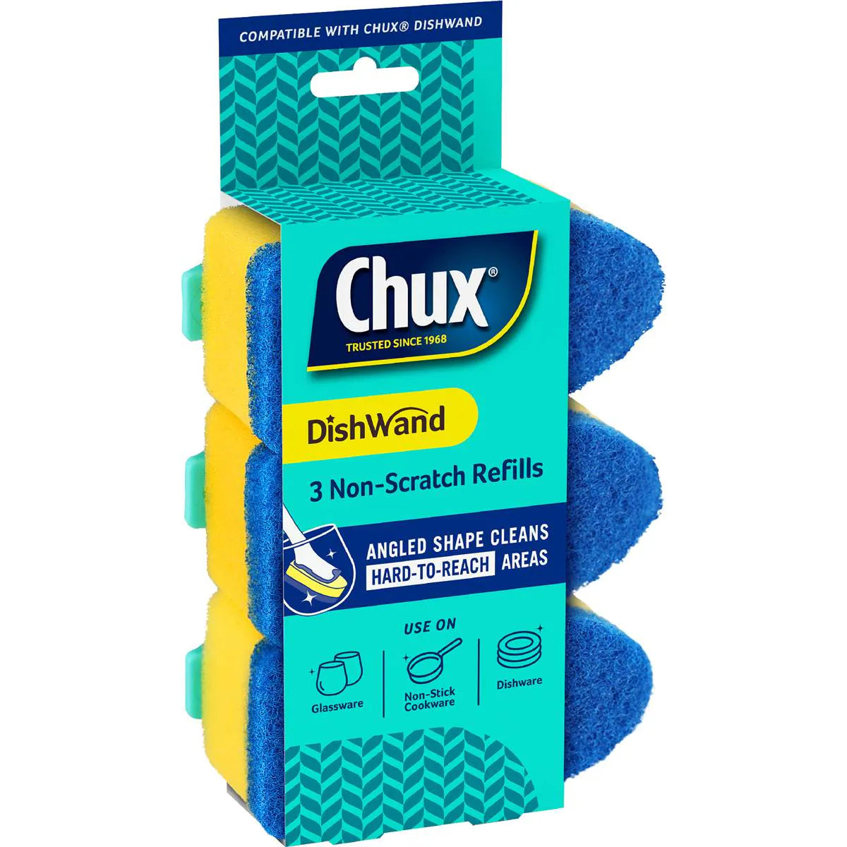 Dishwand Non Scratch Refill | 3 Pack | Chux | YG-113025-MC-979861
