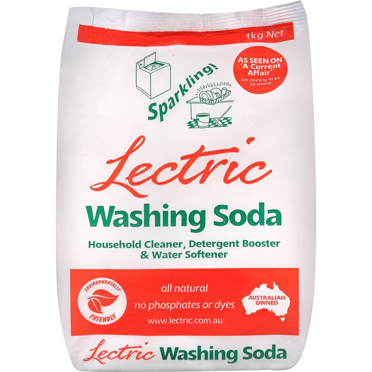 Inwash & Soaker Washing Soda | 1kg | Lectric | YG-007685-WW-093128