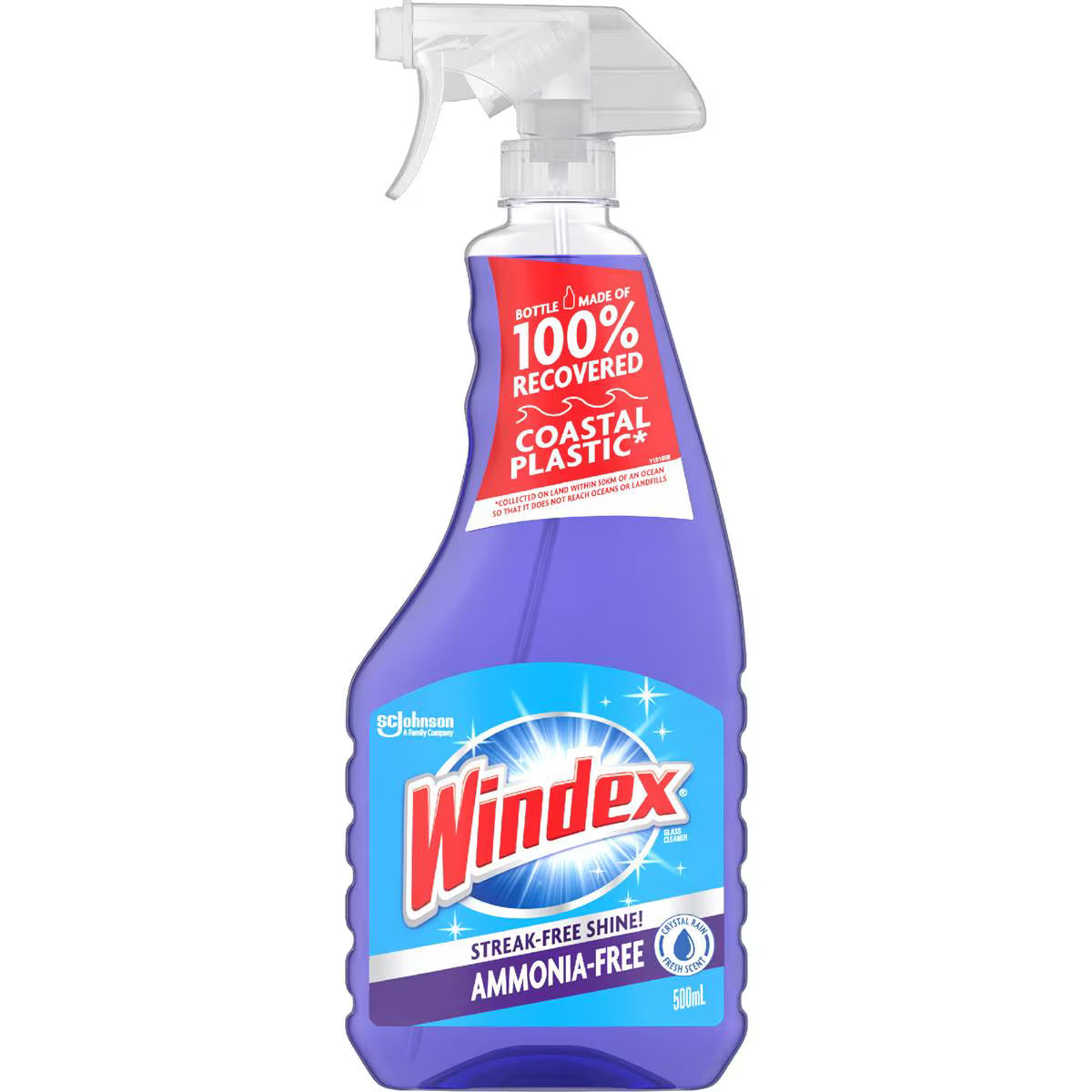 Glass Cleaner Trigger Crystal Rain | 500ml | Windex | YG-113098-MC-980602