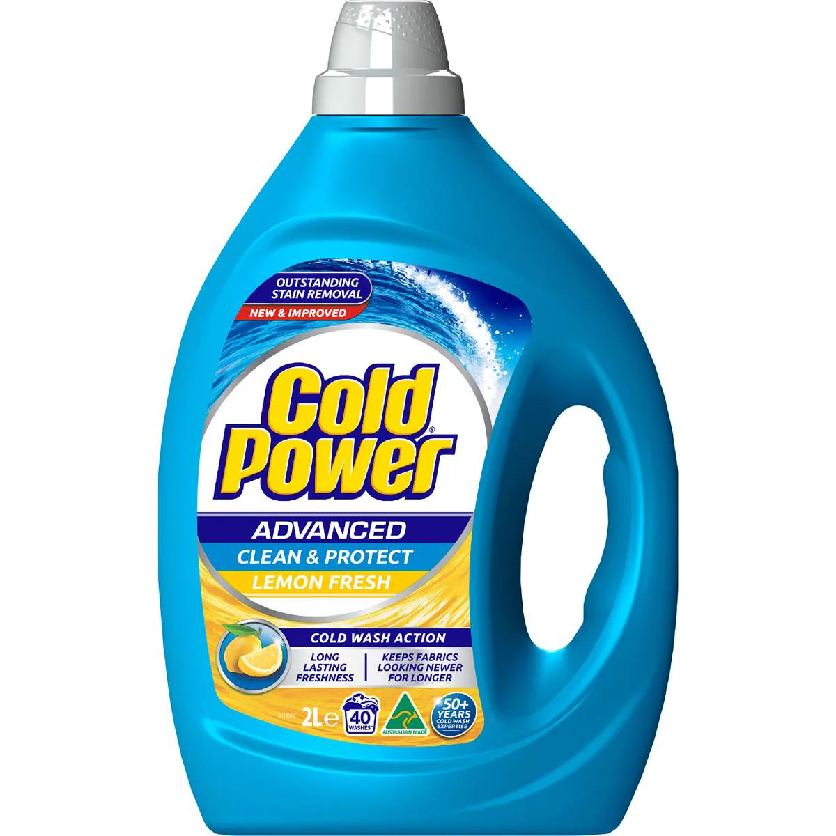 Advanced Clean Lemon Laundry Liquid Washing Detergent | 2L | Cold Power | YG-112313-MC-980679