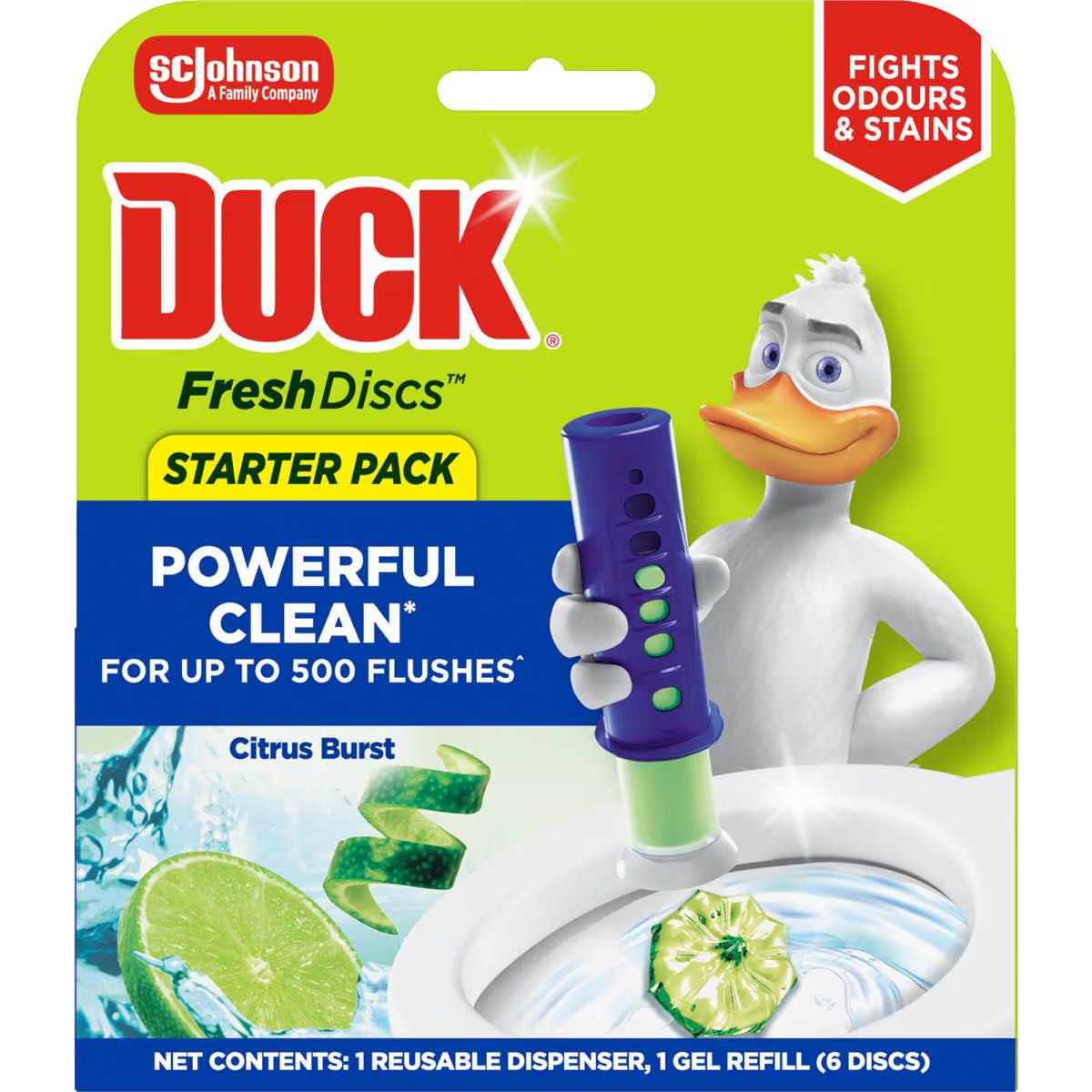 Fresh Discs Toilet Cleaner Citrus | 36ml | Duck | YG-112290-MC-980596