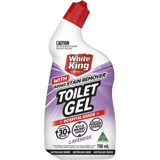 Toilet Gel With Added Stain Remover Lavender | 700ml | White King | YG-113092-MC-980581