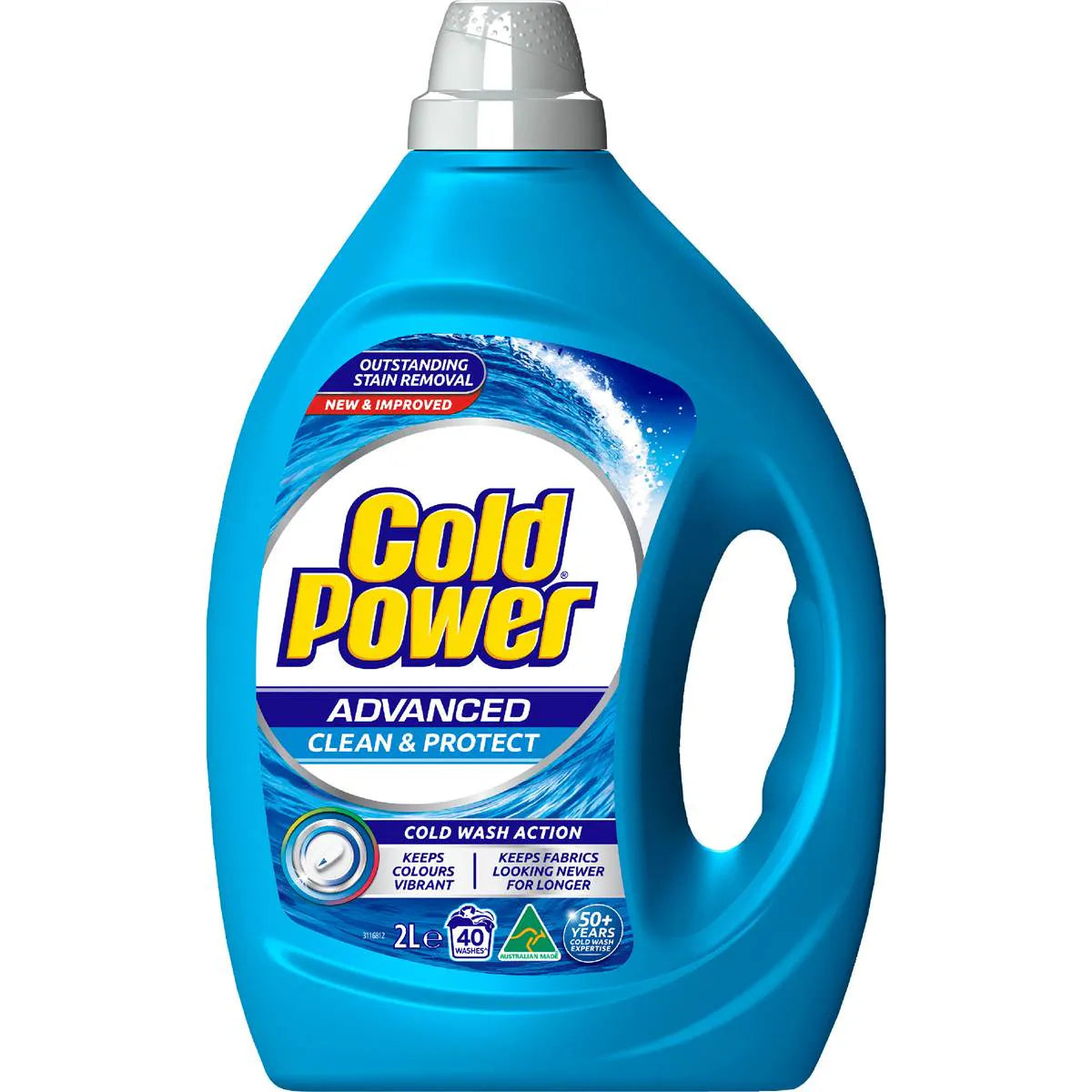 Advanced Clean Laundry Liquid Washing Detergent | 2L | Cold Power | YG-113111-MC-980696