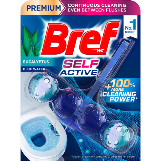 Blue Active Eucalyptus Toilet Cleaner Block | 50g | Bref | YG-112288-MC-980592