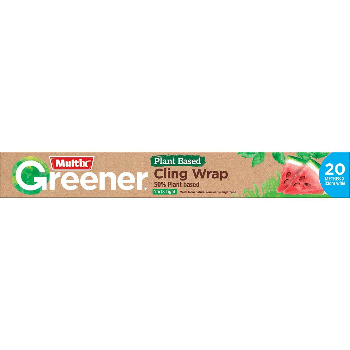 Greener Plant Based Cling Wrap | 20m | Multix | YG-112205-MC-979256