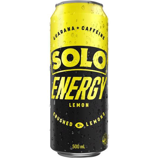 Energy Drink Lemon Flavour Can Lemon | 500ml | Solo | YG-111487-MC-975547