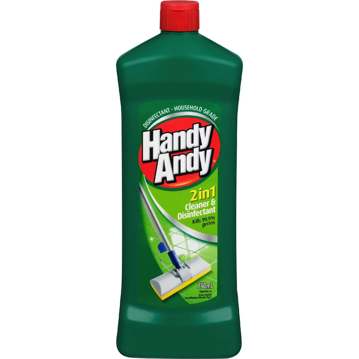 Cleaner & Disinfectant Green | 750ml | Handy Andy | YG-112285-MC-980588