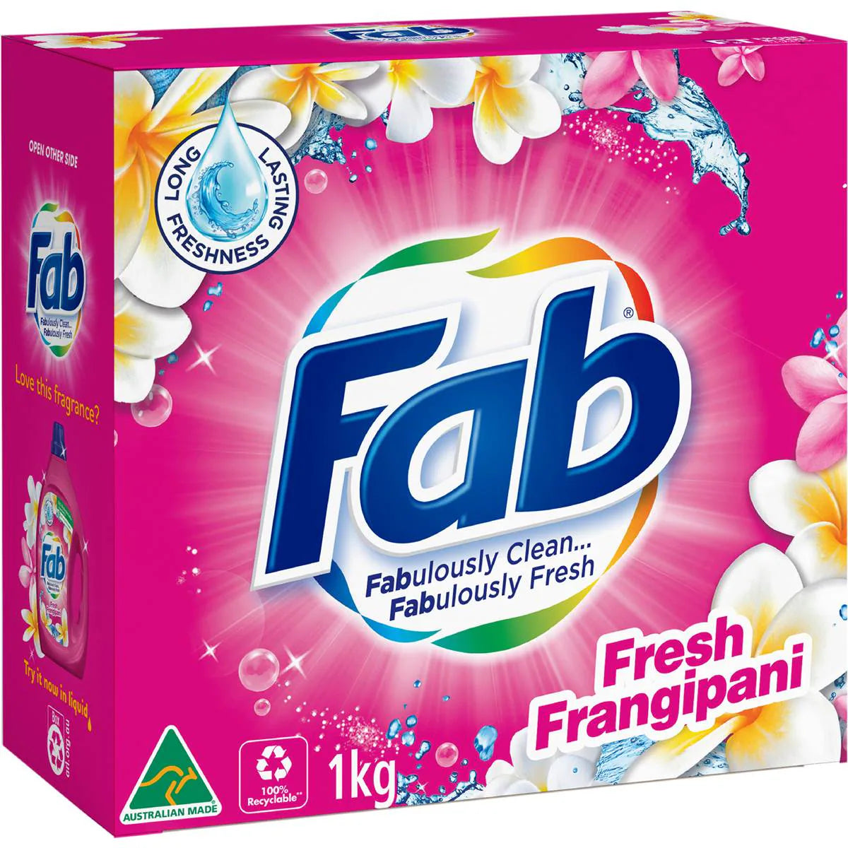 Laundry Washing Powder Fresh Frangipani | 1kg | Fab | YG-112316-MC-980685