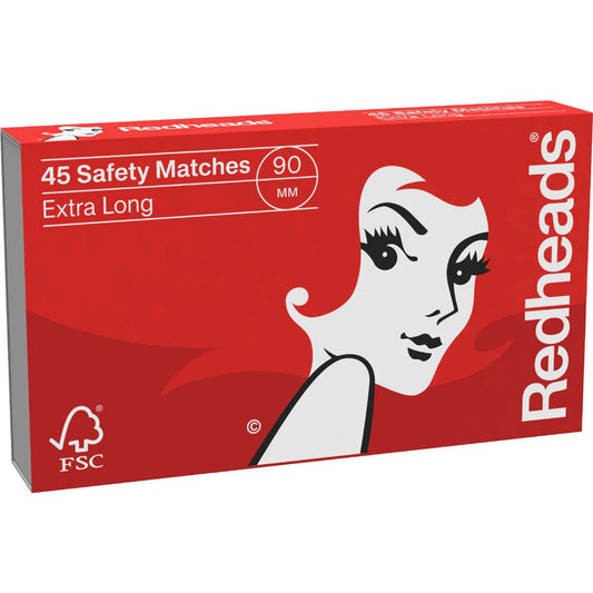 Extra Long Matches Extra Long | 45 Pack | Redheads | YG-113113-MC-980786