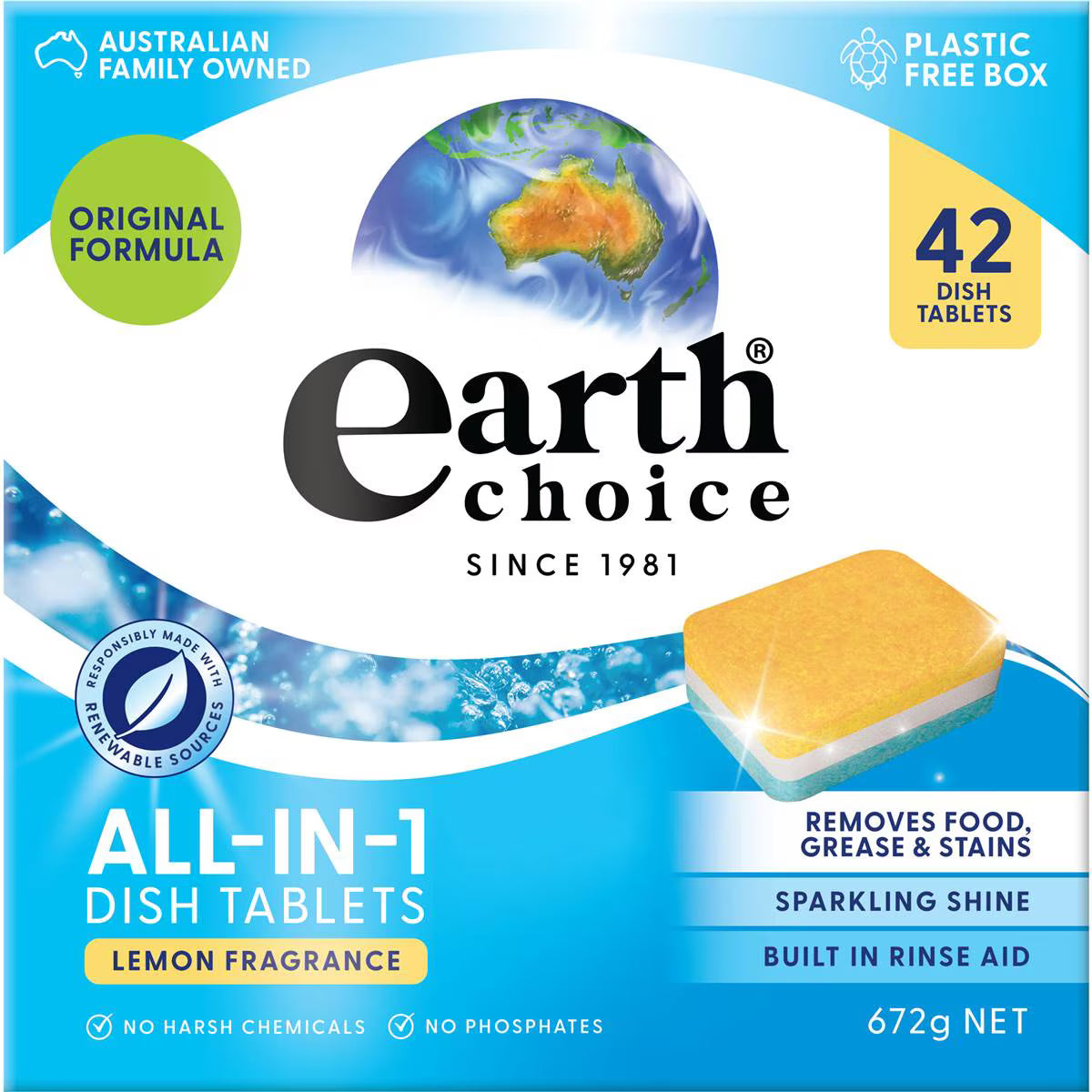 Dishwashing Tablets | 42 Pack | Earth Choice | YG-112302-MC-980644