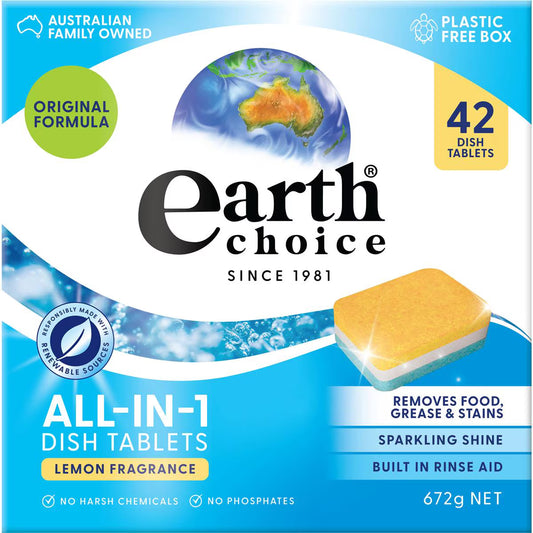 Dishwashing Tablets | 42 Pack | Earth Choice | YG-112302-MC-980644
