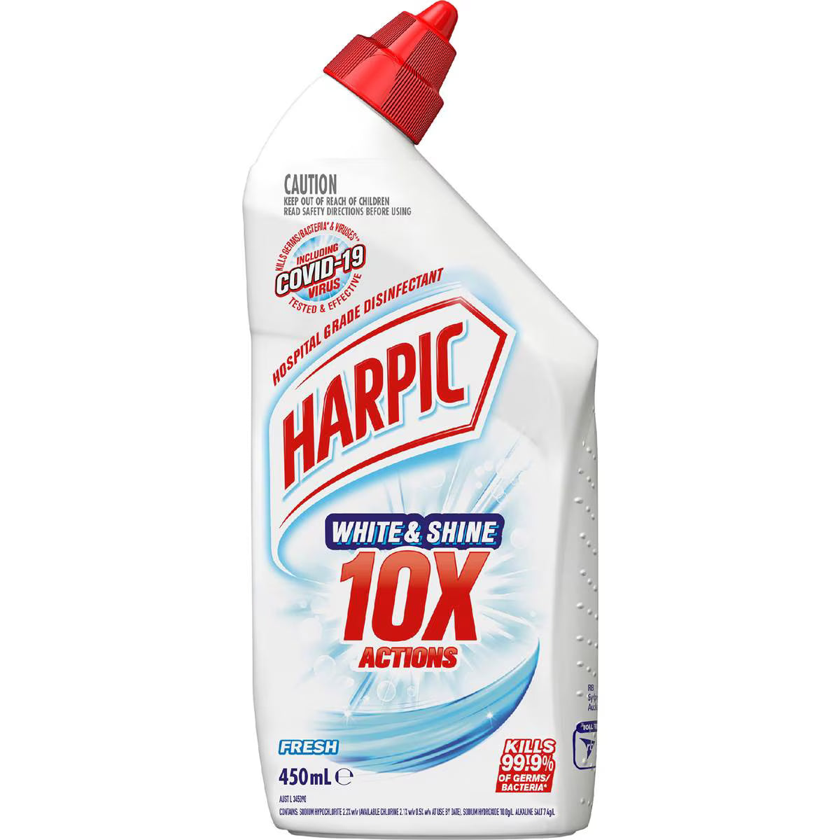 White & Shine Fresh Toilet Cleaner | 450ml | Harpic | YG-112282-MC-980582