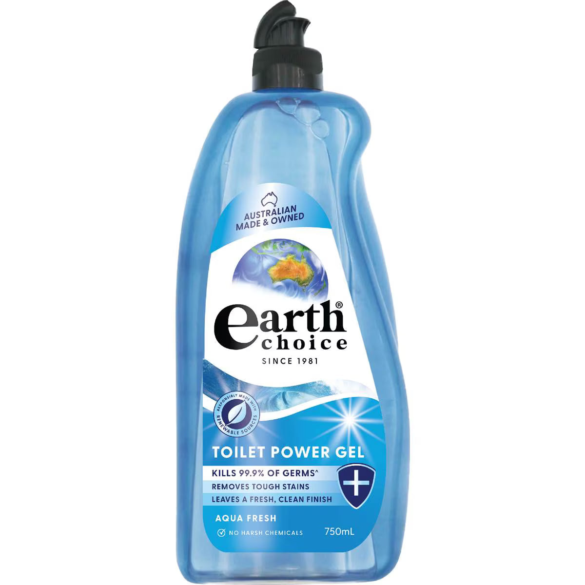 Toilet Cleaner Liquid Aqua | 750ml | Earth Choice | YG-007871-MC-980571