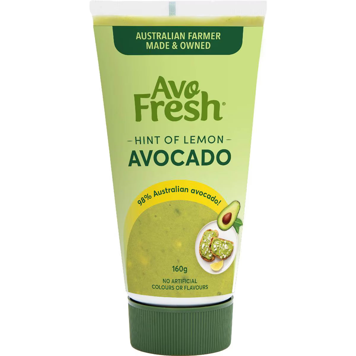 Avocado Hint Of Lemon Tube Hint Of Lemon | 160g | Avofresh | YG-006113-WW-098438