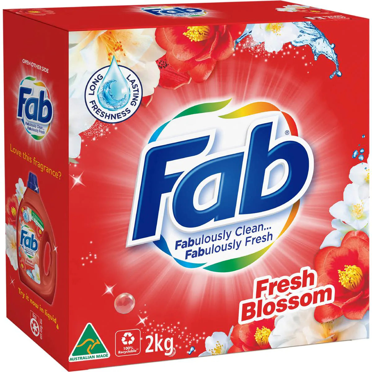 Laundry Washing Powder Fresh Blossoms | 2kg | Fab | YG-112315-MC-980683