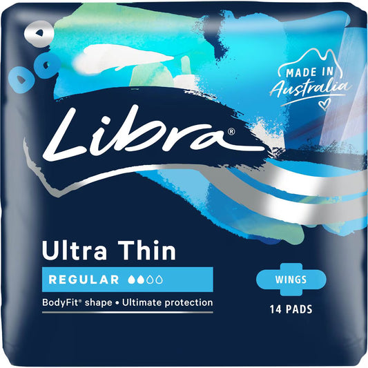 Ultra Thins Pads Wings Regular | 14 Pack | Libra | YG-111972-MC-978136