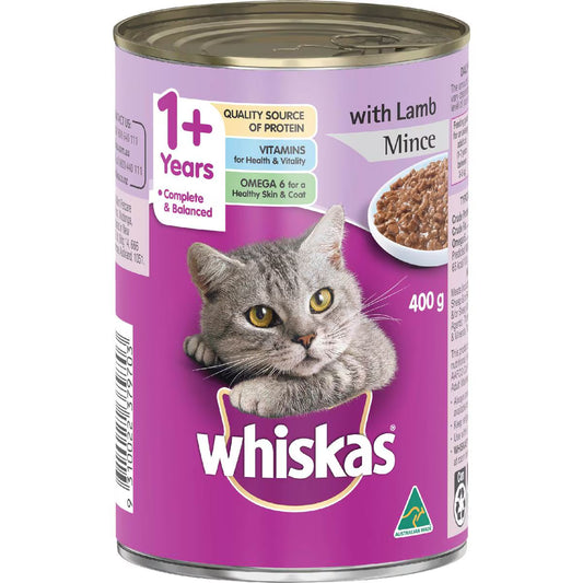 1 Years Wet Cat Food Lamb Mince | 400g | Whiskas | YG-112982-MC-978817