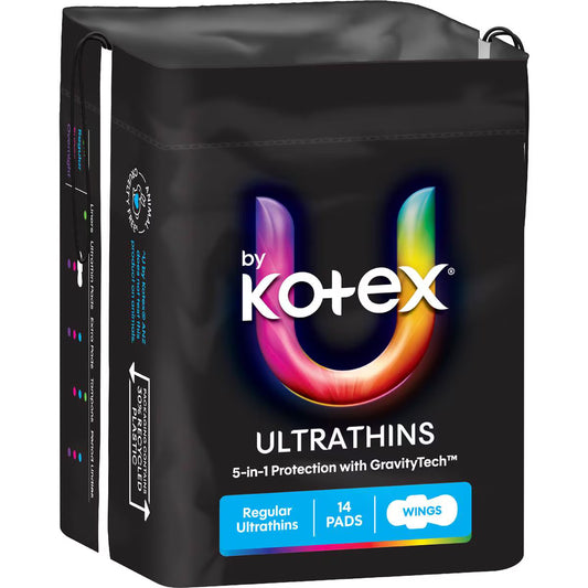 Ultrathin Pads Regular With Wings | 14 Pack | U By Kotex | YG-111976-MC-978142