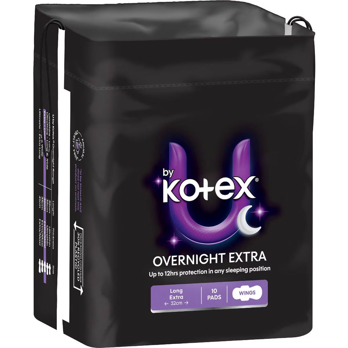 Overnight Pads Long | 10 Pack | U By Kotex | YG-111975-MC-978141