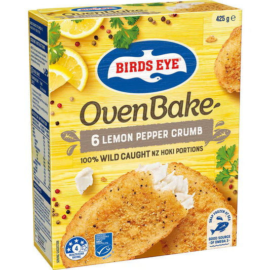 Oven Bake Fish Lemon & Pepper Crumb | 425g | Birds Eye | YG-007117-WW-099183