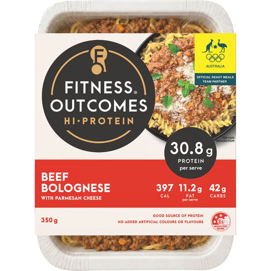 Beef Bolognese With Red Lentil Fusilli | 350g | Fitness Outcomes | YG-112265-MC-980372