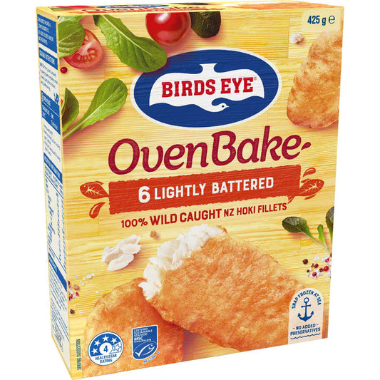 Oven Bake Fish Lightly Battered | 425g | Birds Eye | YG-007245-MC-980288