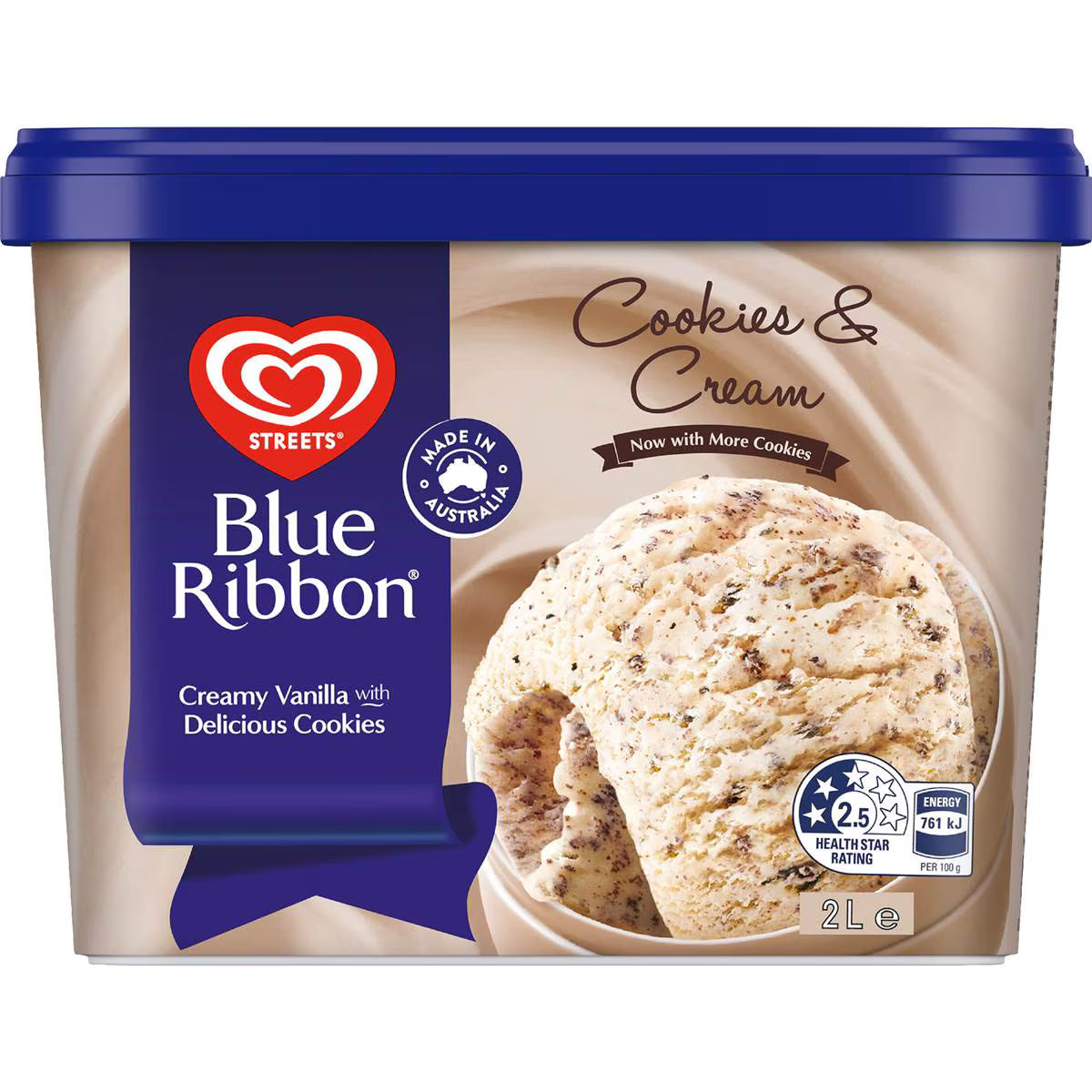 Cookies & Cream Tub Cookies & Cream | 2L | Blue Ribbon | YG-113036-MC-980178