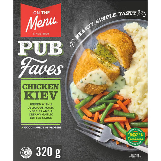 Chicken Kiev Kyiv Frozen Meal | 320g | On The Menu | YG-113064-MC-980293