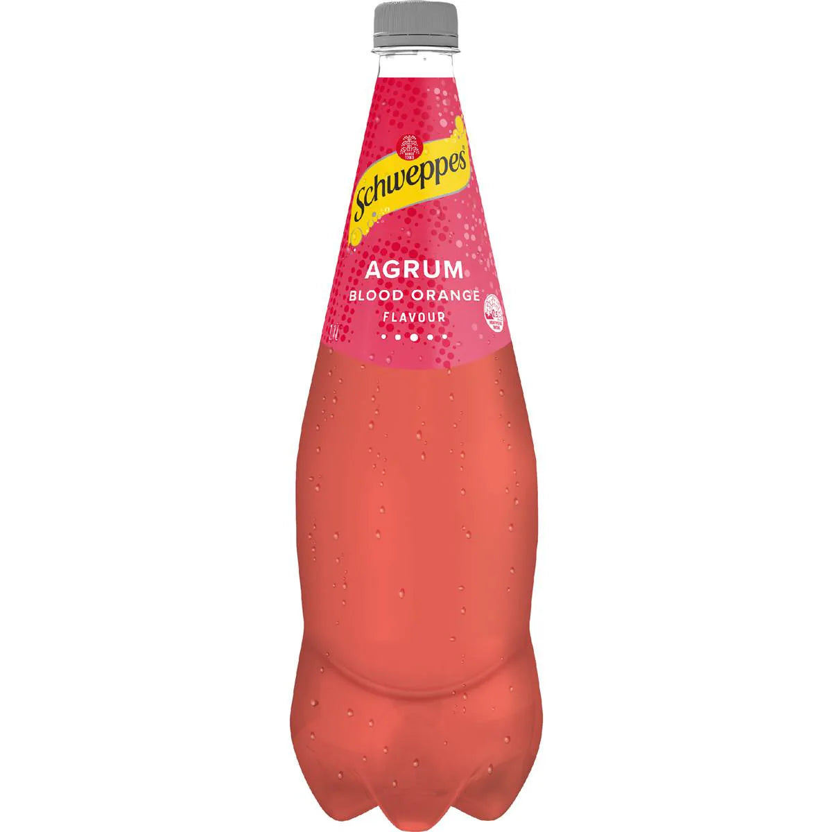 Agrum Blood Orange Soft Drink Bottle | 1.1l | Schweppes | YG-111484-MC-975543