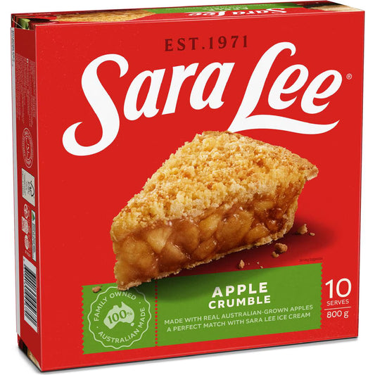 Deep Dish Pie With Apple Crumble Top | 800g | Sara Lee | YG-006748-MC-980207