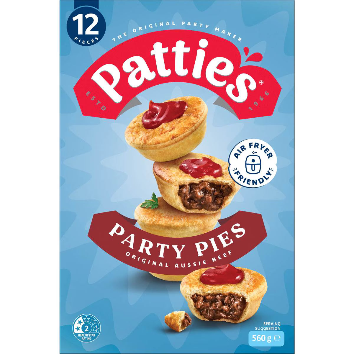 Party Pies Frozen | 12 Pack | Patties | YG-006370-MC-980020