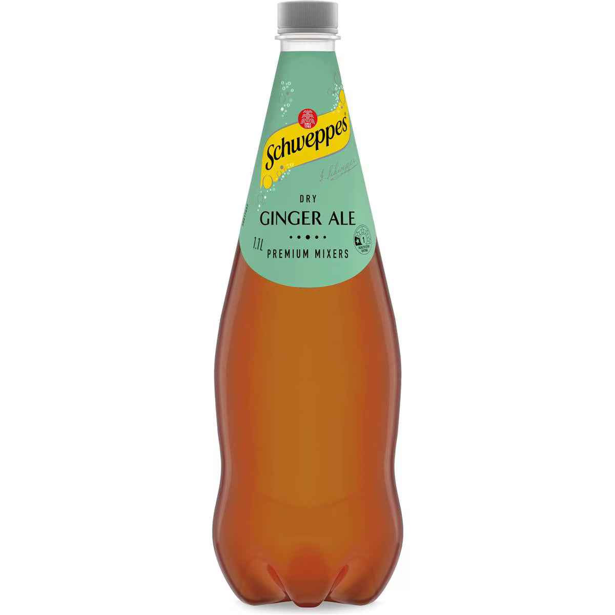 Dry Ginger Ale Soft Drink Classic Mixers Bottle | 1.1l | Schweppes | YG-111554-MC-975815