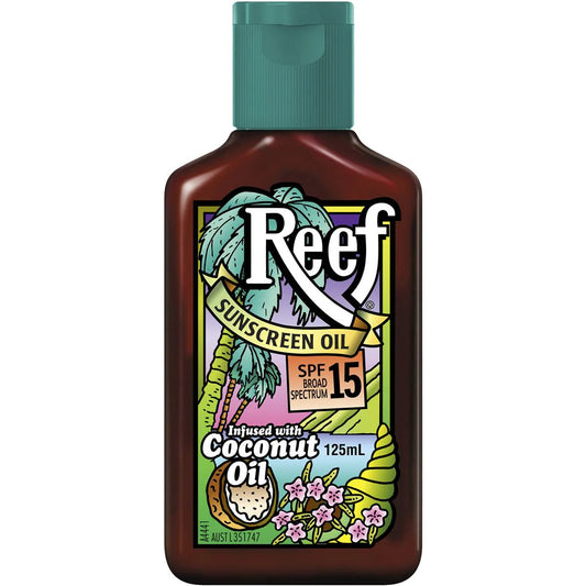 Tanning SPF 15 Coconut Sun Tan Oil Sunscreen | 125ml | Reef | YG-111925-MC-977970