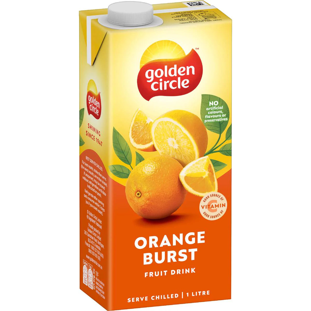 Drinks Orange Burst Fruit Drink | 1L | Golden Circle | YG-008605-WW-121599