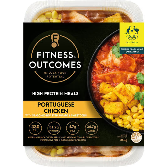 Portuguese Chicken With Roasted Potato & Sweet Corn | 350g | Fitness Outcomes | YG-113078-MC-980365