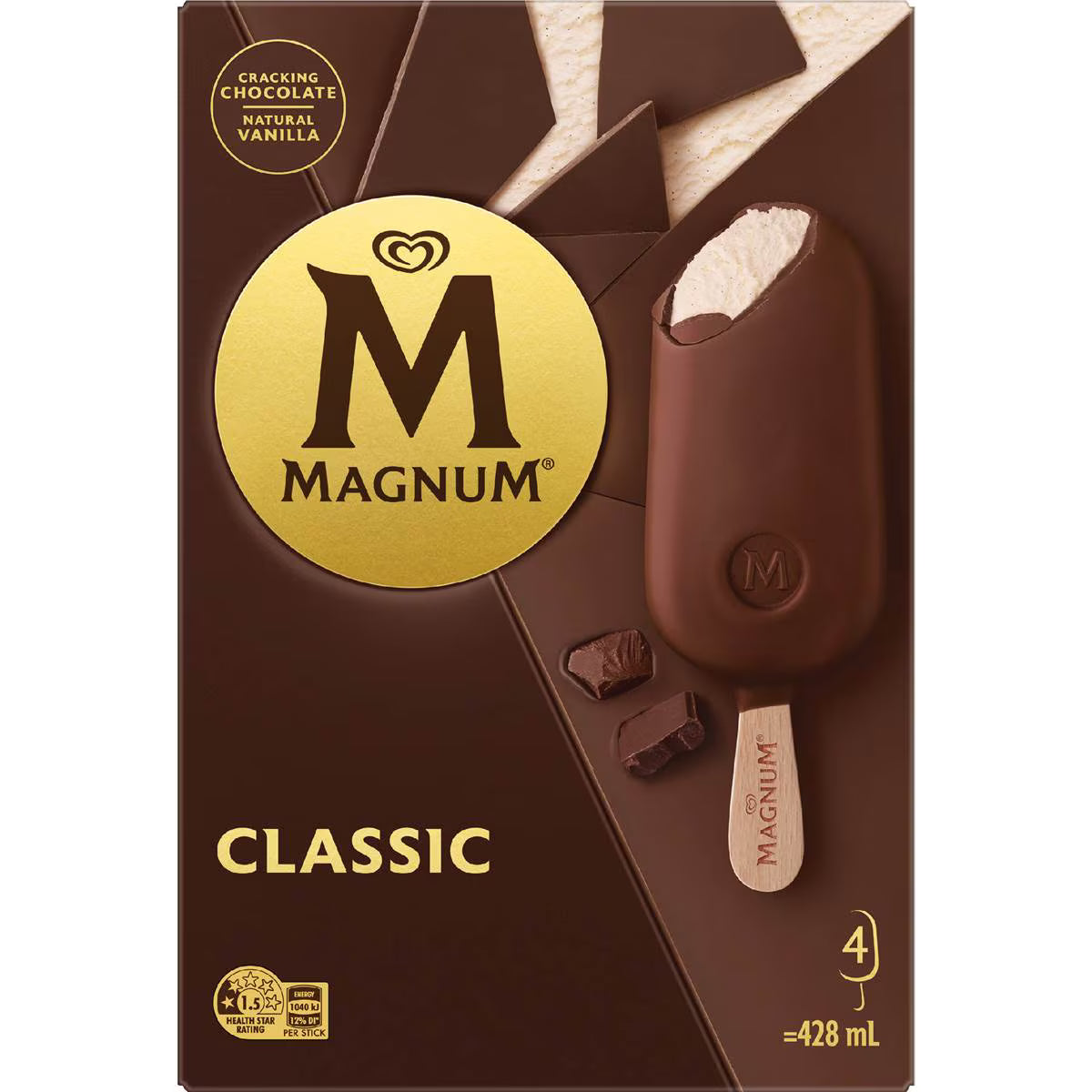Classic Ice Cream Sticks | 4 Pack | Magnum | YG-113043-MC-980227