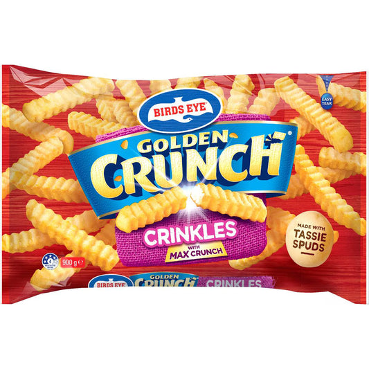 Golden Crunch Crinkle Cut Chips | 900g | Birds Eye | YG-113072-MC-980323