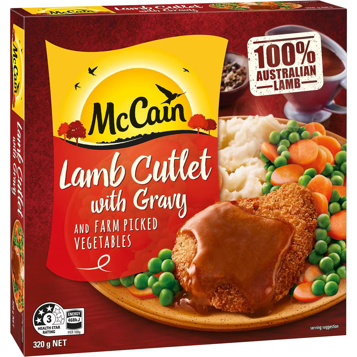 Lamb Cutlet & Gravy Frozen | 320g | Mccain | YG-007058-MC-980266