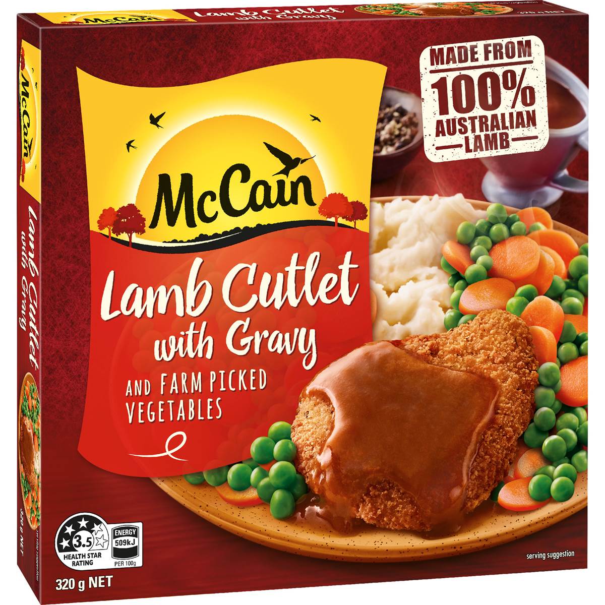 Lamb Cutlet & Gravy Frozen | 320g | Mccain | YG-007058-MC-980266