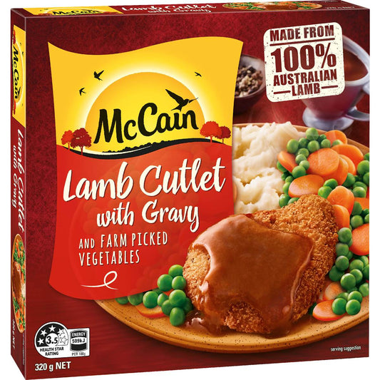 Lamb Cutlet & Gravy Frozen | 320g | Mccain | YG-007058-MC-148909