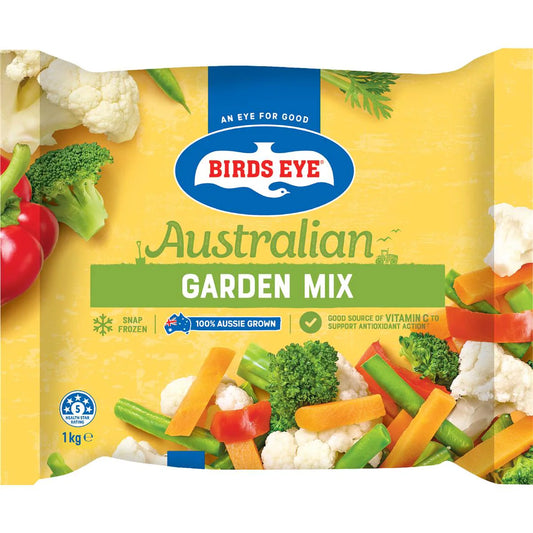 Snap Frozen Mix Carrot Beans Broccoli Cauliflower &Capsicum | 1kg | Birds Eye | YG-006739-MC-980341