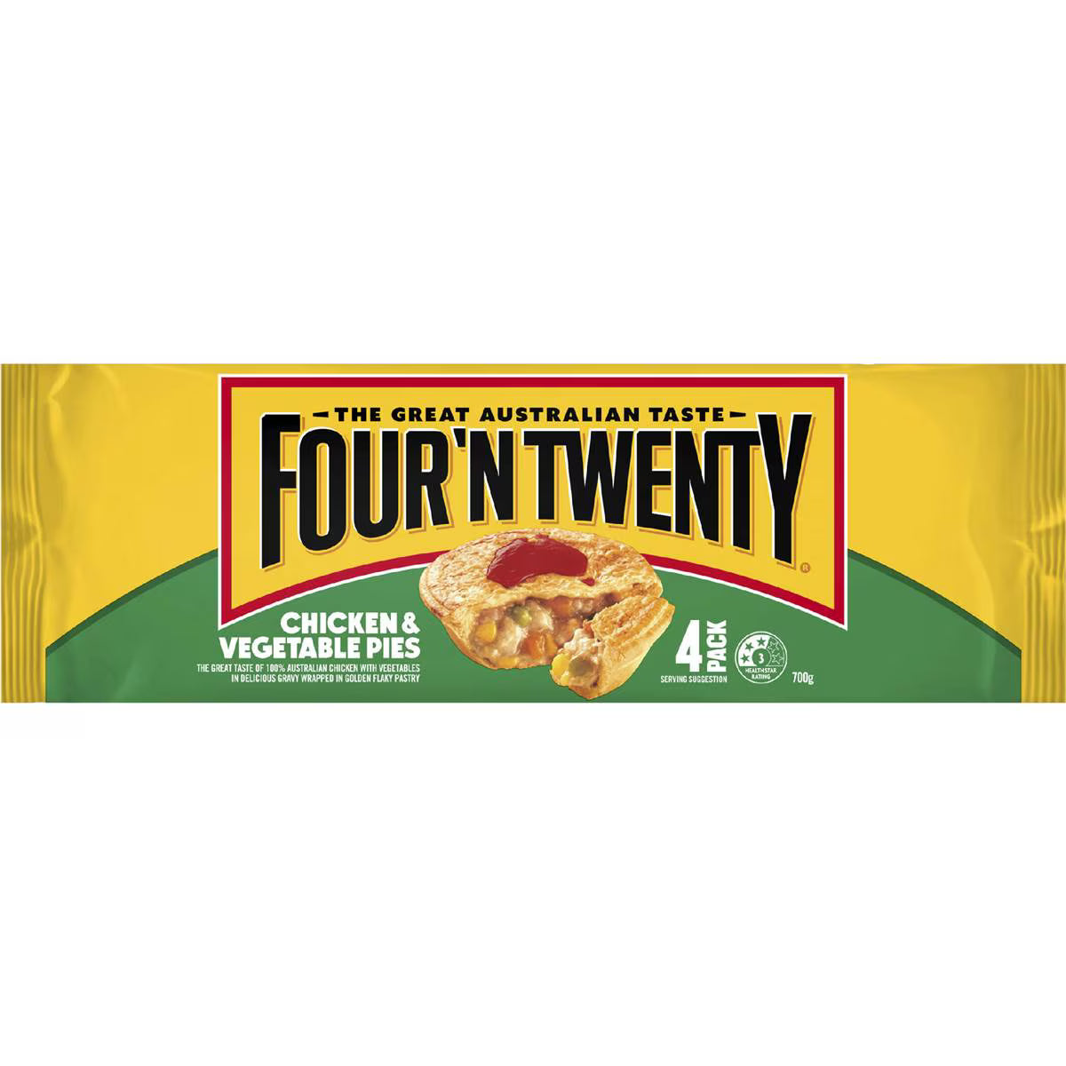 Pies Chicken & Vegetable | 4 Pack | Four'n Twenty | YG-006680-MC-980048