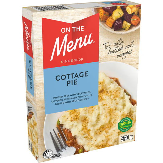 Cottage Pie Pie Frozen Meal | 260g | On The Menu | YG-113058-MC-148903