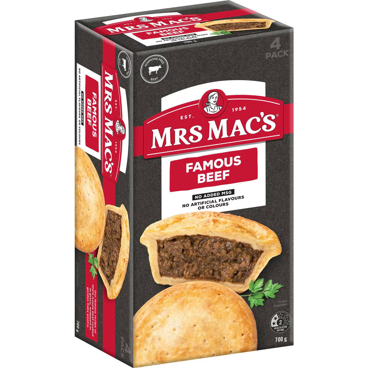 Pies Beef Beef | 4 Pack | Mrs Mac's | YG-113028-MC-979922