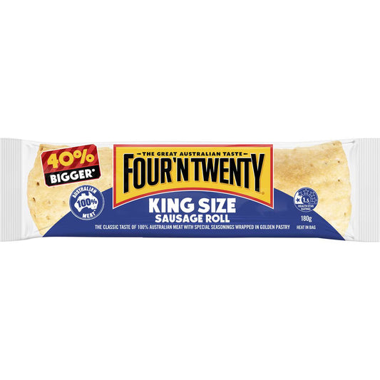Traveller King Size Sausage Roll | 180g | Four'n Twenty | YG-006719-MC-979985