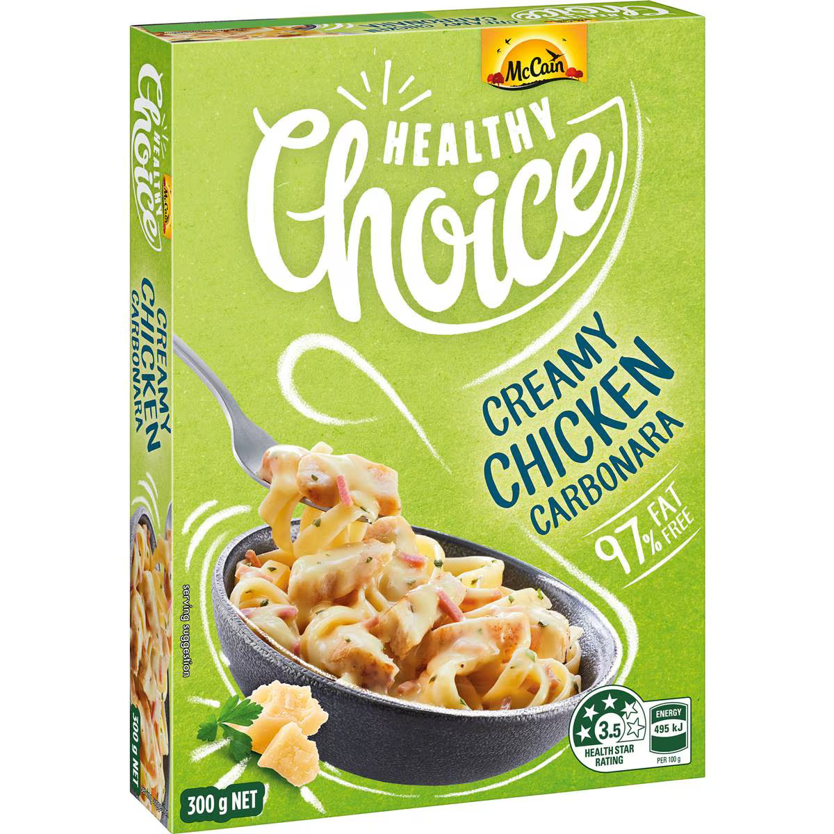 Healthy Choice Chicken Carbonara Frozen Meal | 300g | Mccain | YG-112235-MC-980247