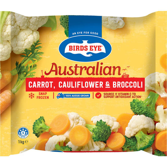 Snap Frozen Carrot Cauliflower & Broccoli | 1kg | Birds Eye | YG-006760-WW-135527