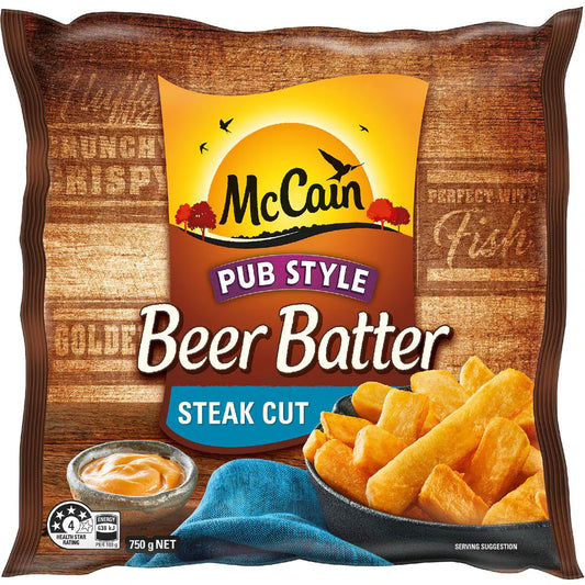 Beer Batter Steakhouse Chips | 750g | Mccain | YG-006873-MC-980322