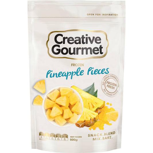 Frozen Pineapple Pieces | 500g | Creative Gourmet | YG-112228-MC-980163